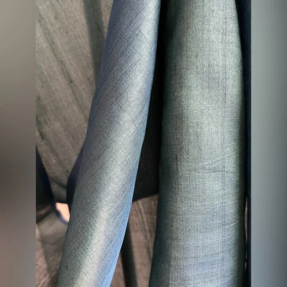 NWT Fabindia Handwoven 100% Silk Wrap Dupatta Stole Scarf Turquoise Teal Blue